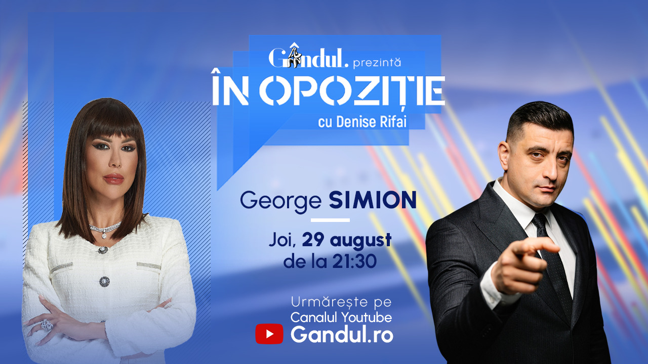 George Simion este “În Opoziție cu Denise Rifai”, de la ora 21.30. Președintele AUR, între populism și realitate