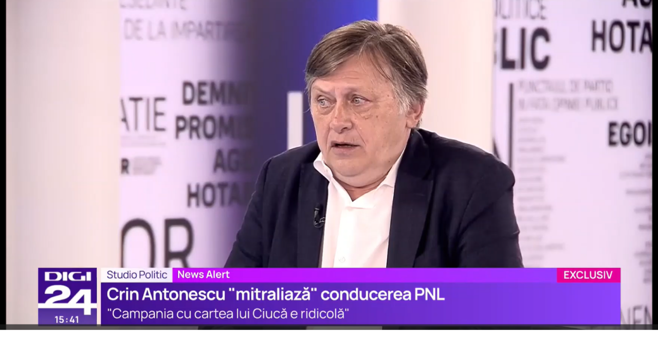 Crin ANTONESCU, contestatarul orientării liberale a președintelui României: Cu ce a fost domnul IOHANNIS un președinte de dreapta?