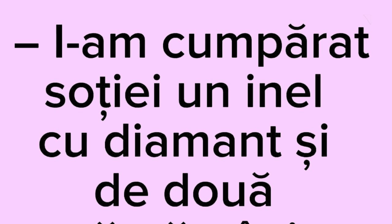 Bancul de miercuri | Nevasta și inelul cu diamant