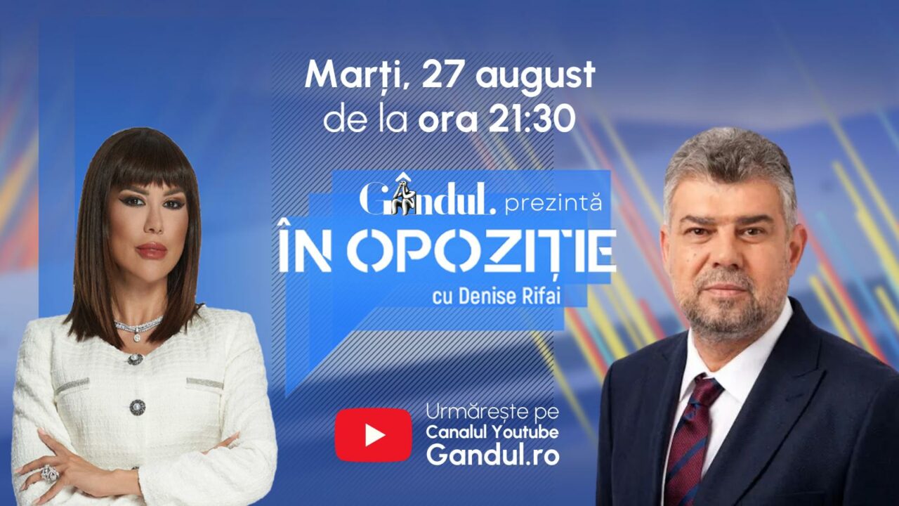 Marcel CIOLACU vine la prima ediție „În Opoziție cu Denise Rifai”. VEȘTILE așteptate de milioane de români, de la 21:30