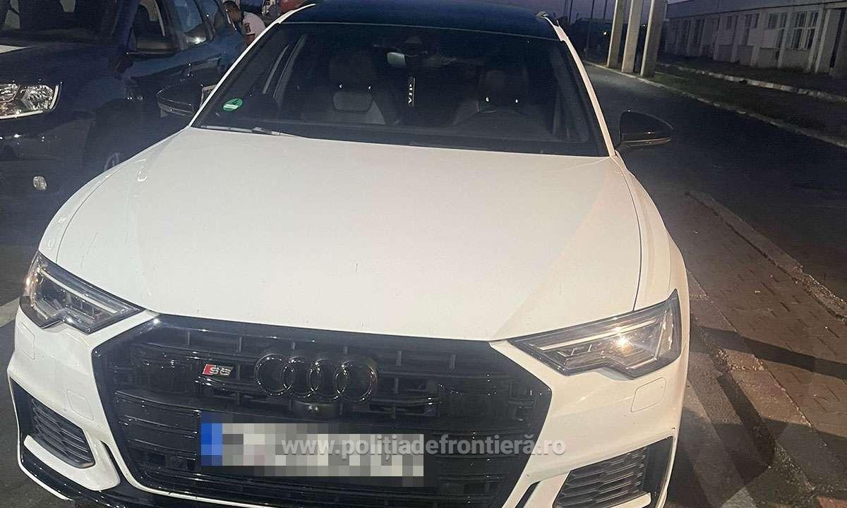 Cetățean german, prins când încerca să iasă din România cu un AUDI de 50.000 de euro dat în urmărire