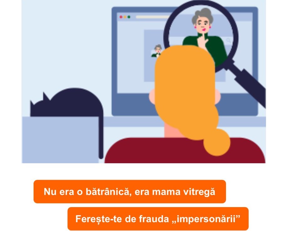 Atenție la FRAUDE: „Așa cum mama vitregă o păcălește pe Albă ca Zăpada că e o bătrânică inocentă, așa și fraudatorii se dau drept angajați ING”