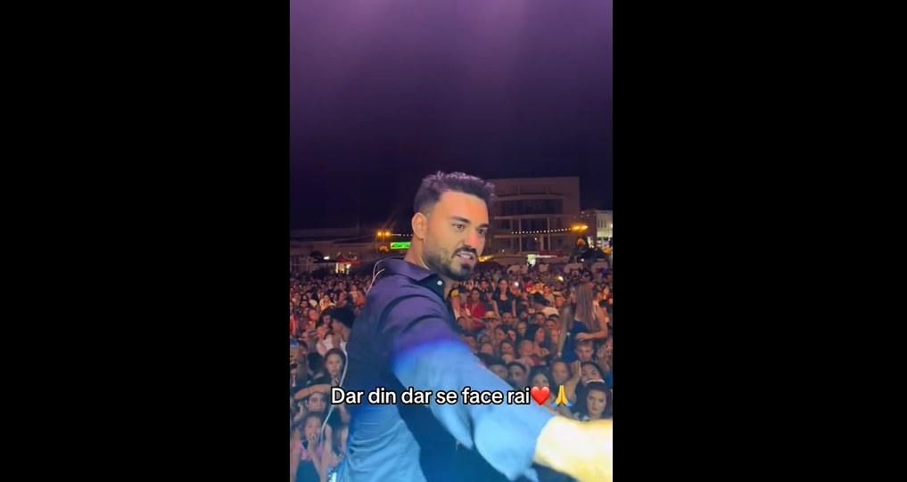 GEST controversat al lui Jador, la un concert din localitatea Brad. Ce a făcut celebrul manelist