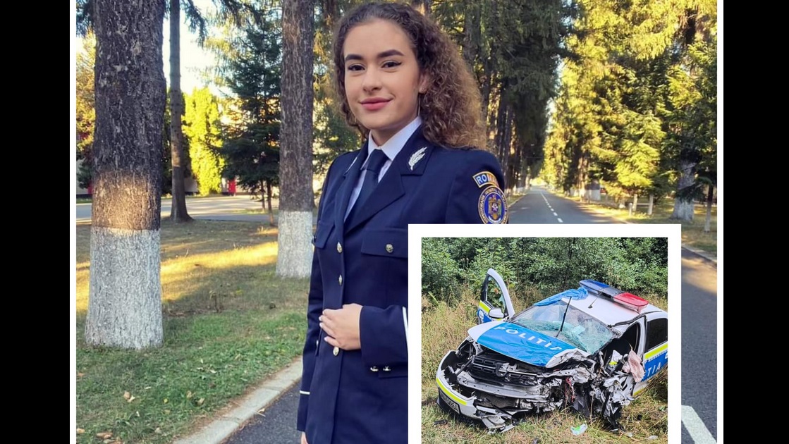 O polițistă în vârstă de 21 de ani a MURIT, într-un grav accident produs în județul Brașov. „Ultima misiune pentru Roberta… Drum lin către îngeri!”