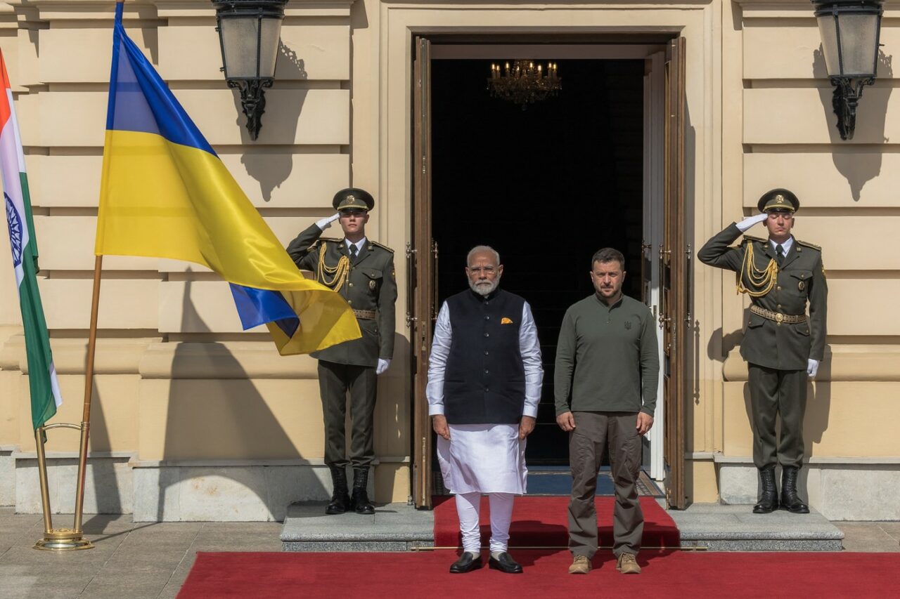 Premierul Indiei, Narendra Modi, a ajuns la Kiev. Va avea o întâlnire cu Volodimir Zelenski