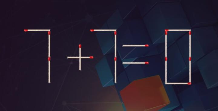TEST IQ | Mută un singur chibrit pentru a rezolva ecuația