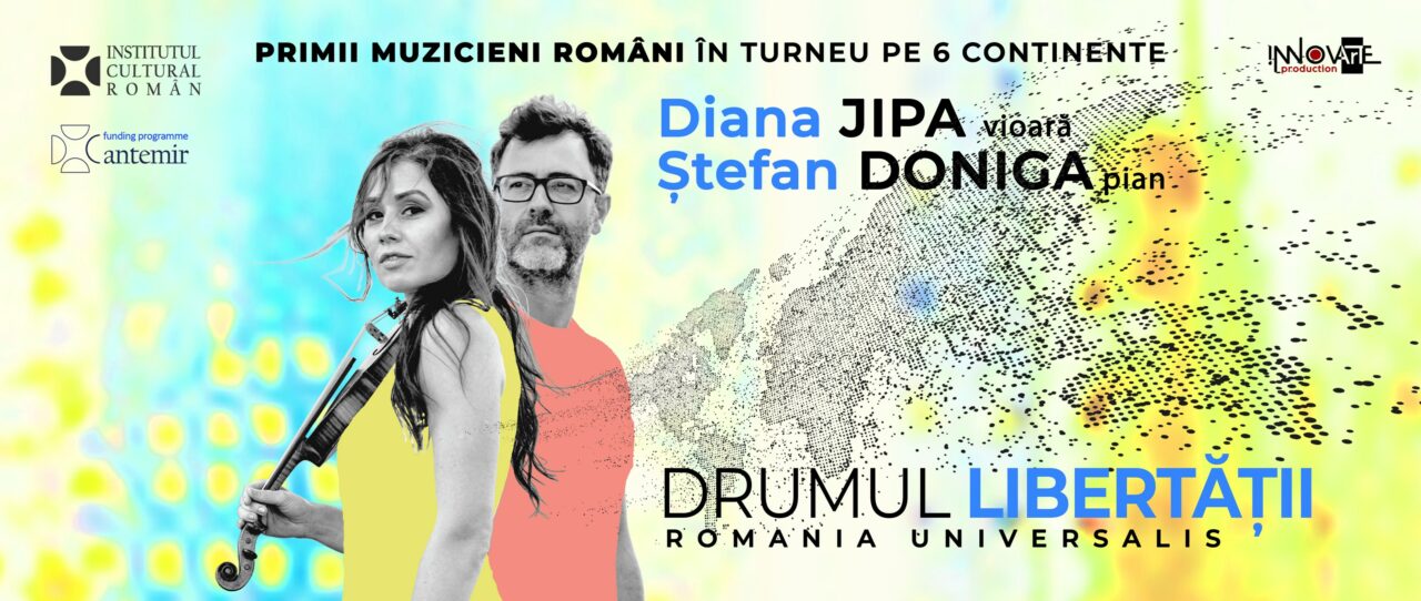Diana Jipa și Ștefan Doniga, primii muzicieni români care vor concerta pe șase continente într-un singur turneu. Repertoriul din „Drumul Libertății”