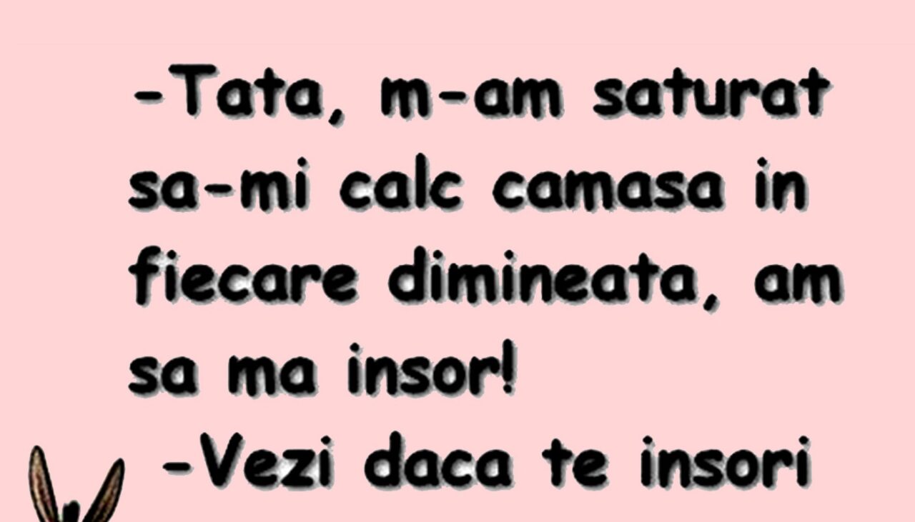 Bancul de duminică | „M-am săturat să-mi calc cămașa în fiecare dimineață”