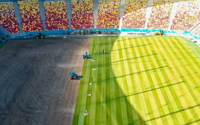 GAZON nou, hibrid, pe Arena Națională. Nicușor Dan anunță că acesta va respecta standardele impuse de UEFA