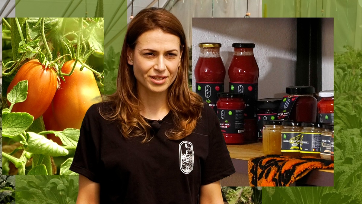 Corina Hodorogea, destin schimbat de PANDEMIE: legume vândute online, duse la ușa clientului, și „conserve 3F”. Fără coloranți, conservanți și aditivi