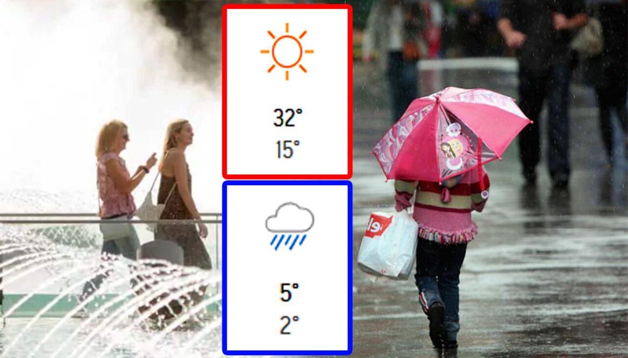 Alertă meteo Accuweather: Temperaturile scad de la 32 la 3 grade Celsius, în doar 48 de ore, în România