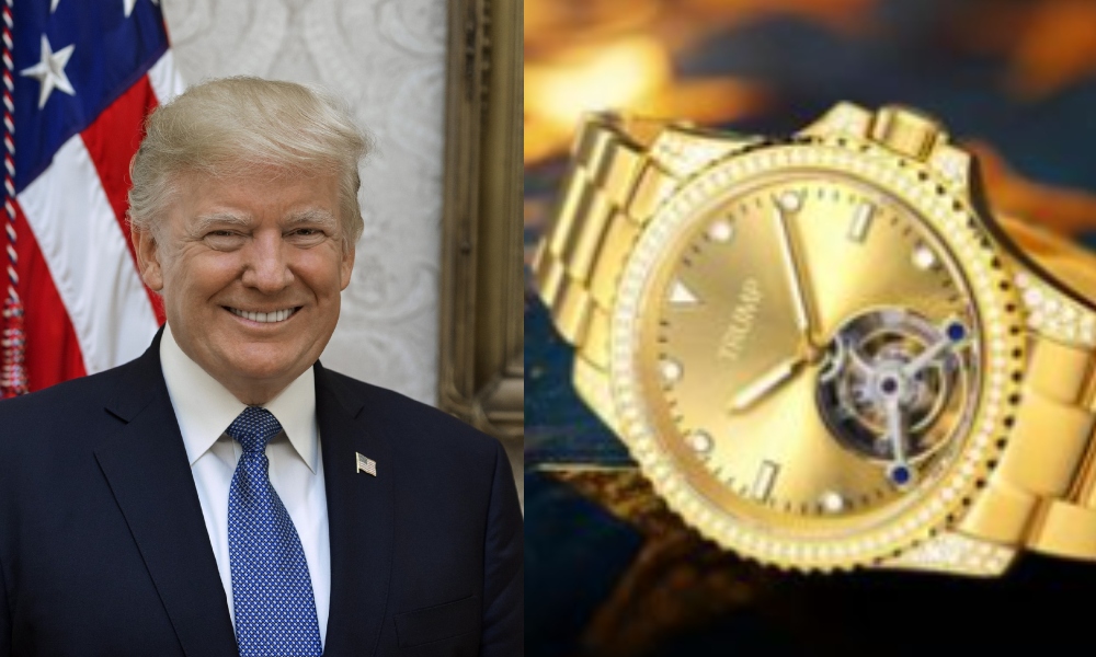 Donald Trump lansează o colecție de ceasuri de LUX pentru campania electorală. Cât costă ceasul Trump