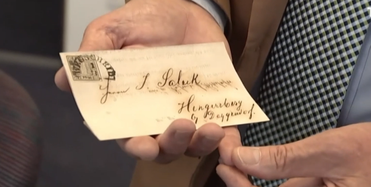 Suma ENORMĂ oferită pentru prima scrisoare timbrată din Germania, în cadrul unei licitații. Manuscrisul are o vechime de 175 de ani