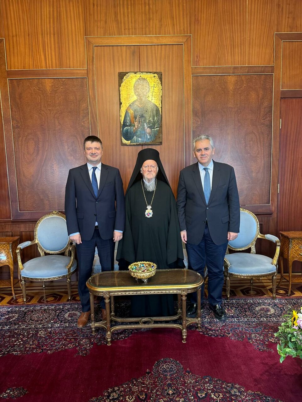 Ionuț Vulpescu, întâlnire cu Sanctitatea Sa, Bartolomeu I / „Ne vom concentra eforturile pentru a promova patrimoniul religios”