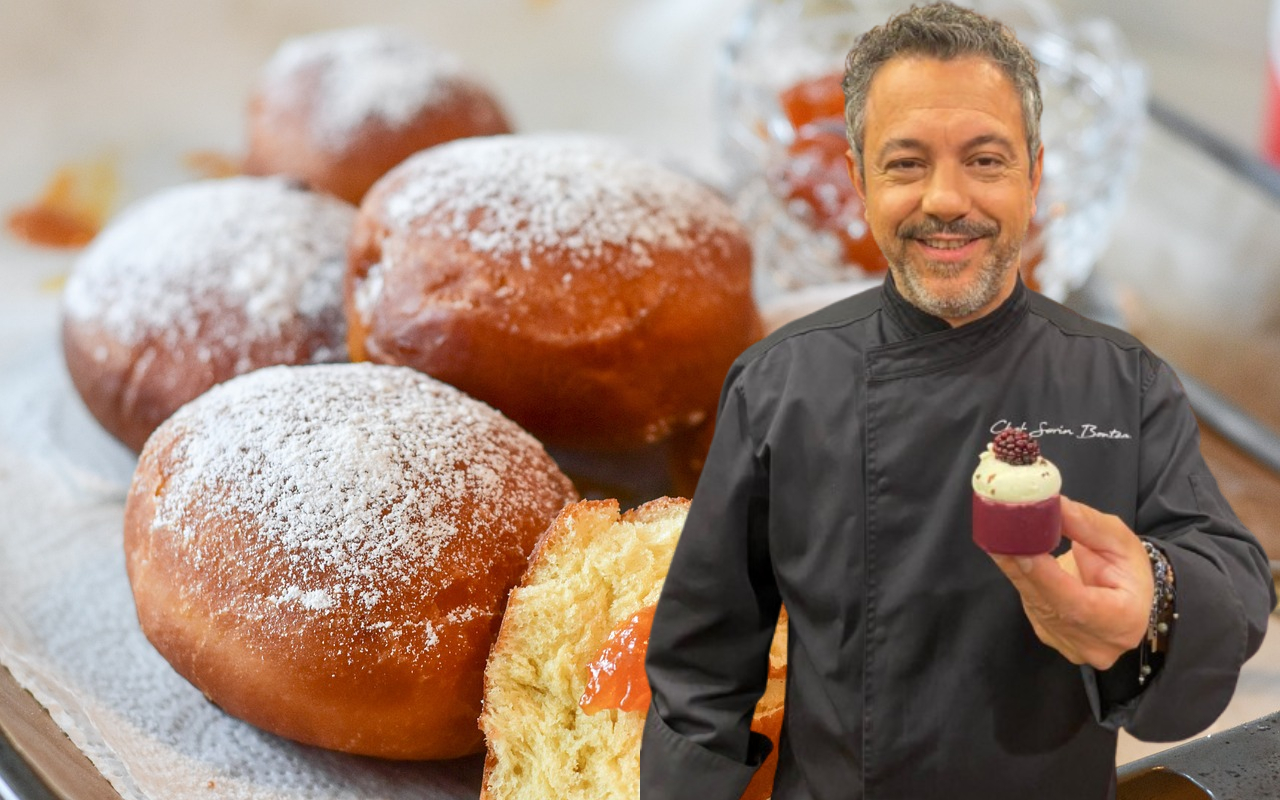Rețeta de gogoși pufoase a lui Chef Sorin Bontea. Cele 12 ingrediente utilizate de juratul MasterChef