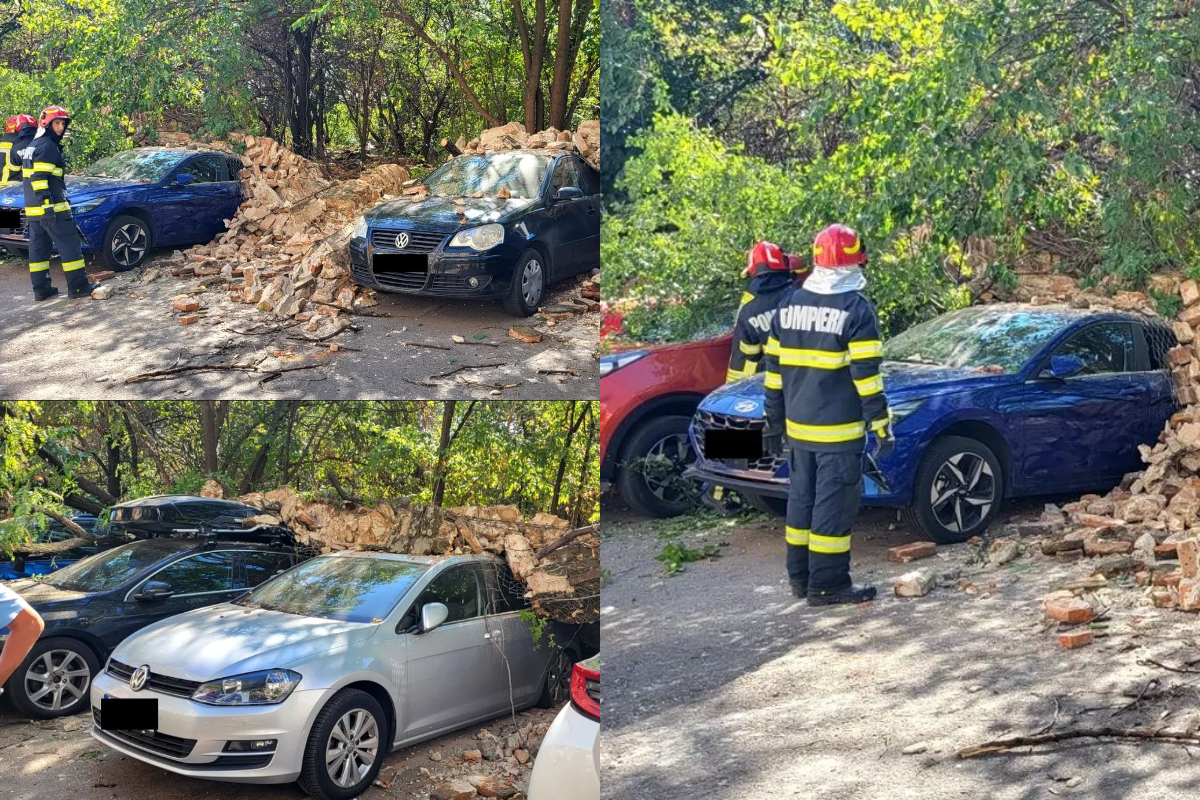 Un nou PERICOL pentru localnici, după prăbușirea zidului Conacului ...