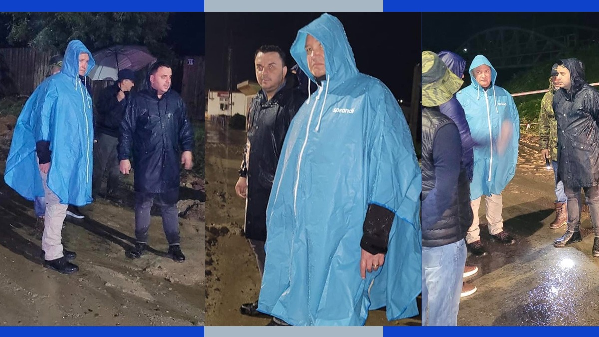 Nicolae Ciucă însoțește miniștrii liberali la inundații / „Sunt printre oameni, zilele acestea…”