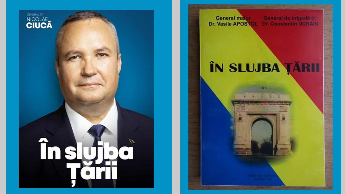„În slujba țării”, varianta originală / Cristina Rizea (PSD) prezintă o CARTE similară lansată în 2001: Am ales originalul