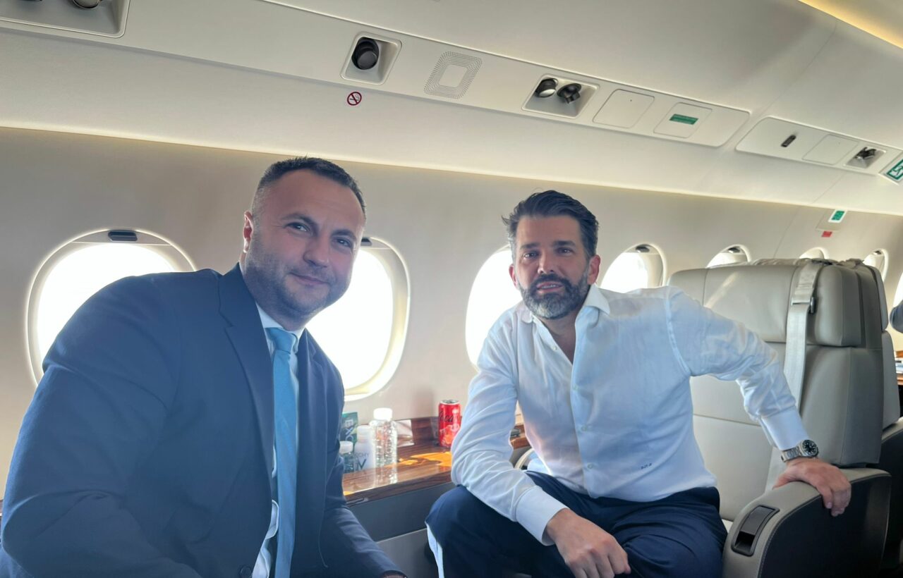 Republicanii români și americani își unesc forțele: Donald TRUMP Jr. și Marian Cușca, discuții strategice la București