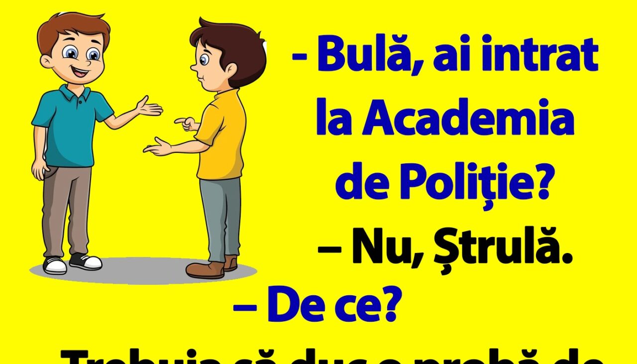 BANC | Bulă dă la Academia de Poliție