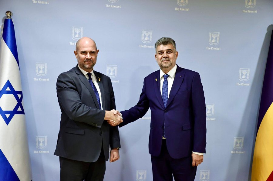 Marcel CIOLACU îl asigură pe președintele parlamentului ISRAELIAN că „siguranţa comunităţii evreieşti este o prioritate pentru noi”