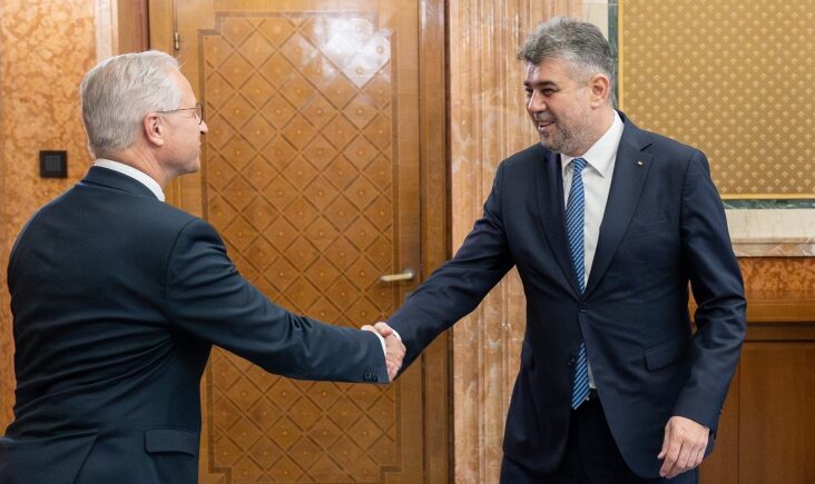 Modificarea Legii Offshore, pe masa lui Marcel Ciolacu. Premierul îi primește la Guvern pe șefii OMV