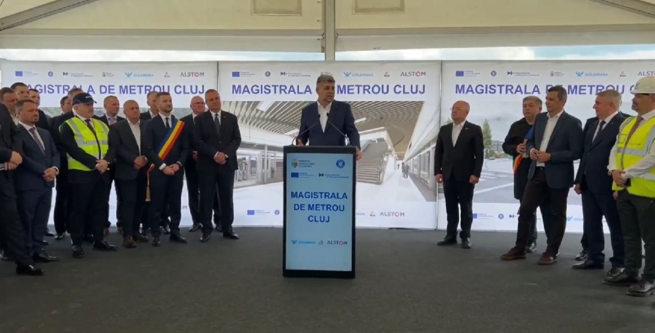 Marcel Ciolacu, despre metroul de la Cluj: Am găsit SOLUȚIILE cele mai bune să nu oprim această investiție