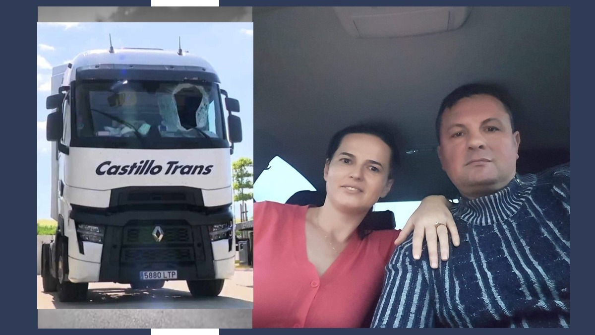 Prin ce CALVAR trece iubita șoferului de TIR ucis pe autostradă, în Belgia, din ziua tragediei. ”Medicii au zis că îi depășește situația mea”