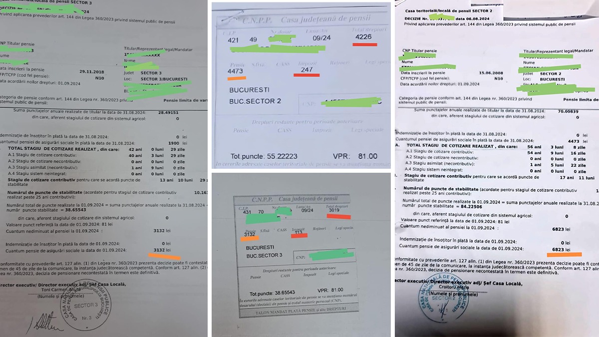 Ce au de făcut persoanele ale căror PENSII din TALON nu corespund cu acelea din DECIZIE/ „Diferențele vor fi achitate ulterior”