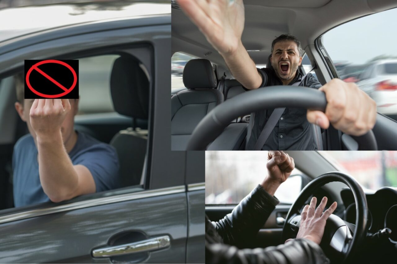 Șoferii agresați în trafic pot să sune la 112. Gesturile care pot fi considerate drept acte de HĂRȚUIRE