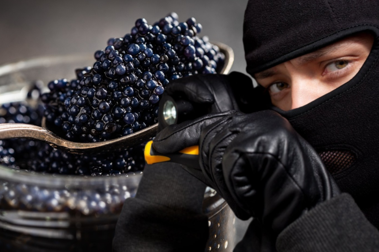 Cum a reușit un român să FURE 13 kilograme de caviar din Belgia de 23.000 de euro. Detaliul care l-a dat de gol, descoperit la locul faptei