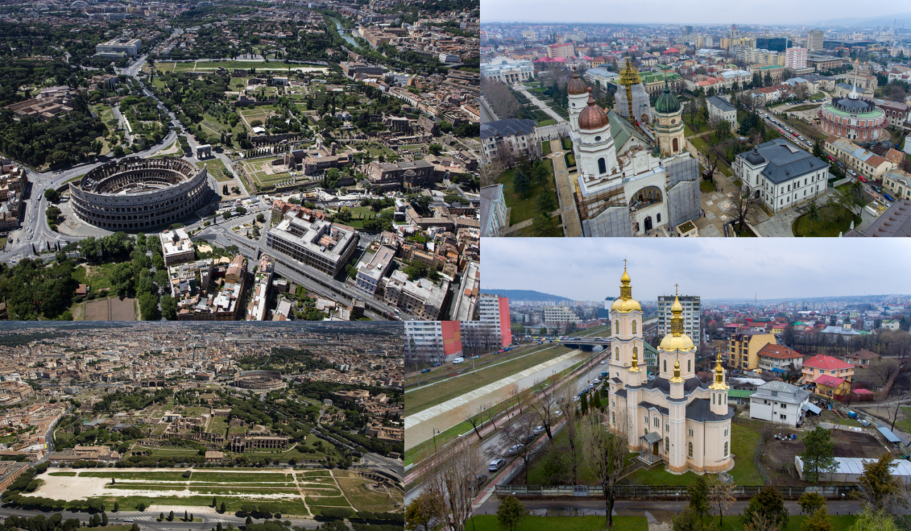 Un oraș românesc seamănă izbitor cu Roma și Istanbul, fiind construit pe ȘAPTE coline. Pe fiecare deal este construit un monument religios
