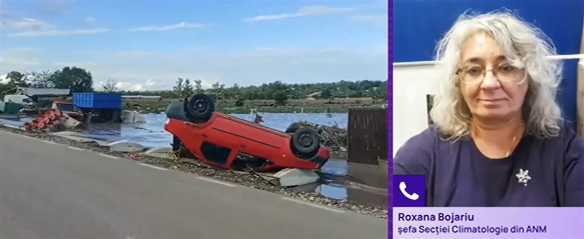 Climatologul Roxana Bojariu, despre fenomenele EXTREME din România: „Lucrul acesta ar putea să se repete în toamna asta, dar și în toate anotimpurile”