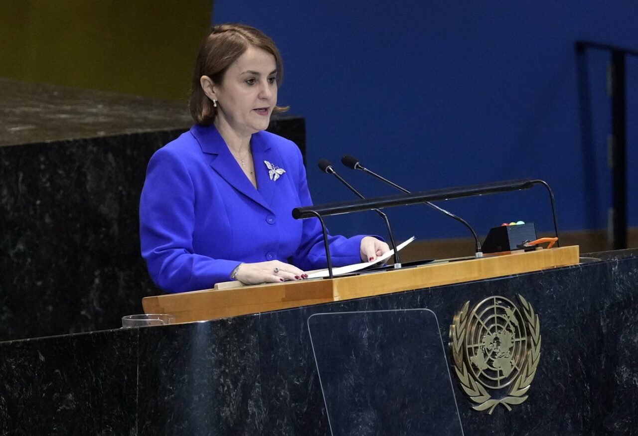 Ministrul Luminița Odobescu, la ONU. Promite sprijin constant pentru Ucraina și susținerea României pentru „formula de pace” a lui Zelenski