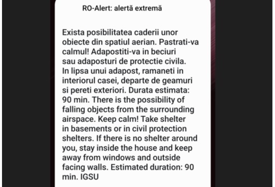 Airborne Alert: Mysterious Objects May Fall from the Sky in Constanța and Tulcea – ISU Tulcea Issues Urgent Warning