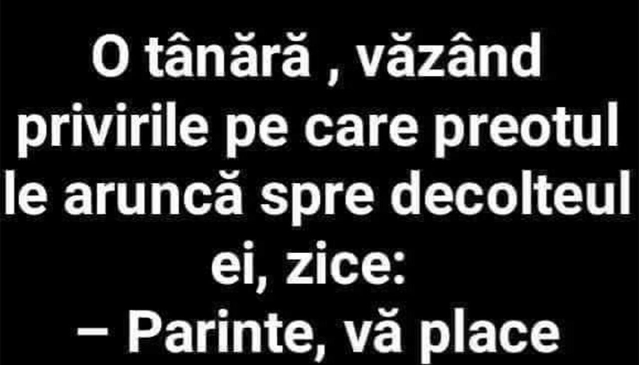 Bancul de duminică | Preotul și enoriașa voluptoasă