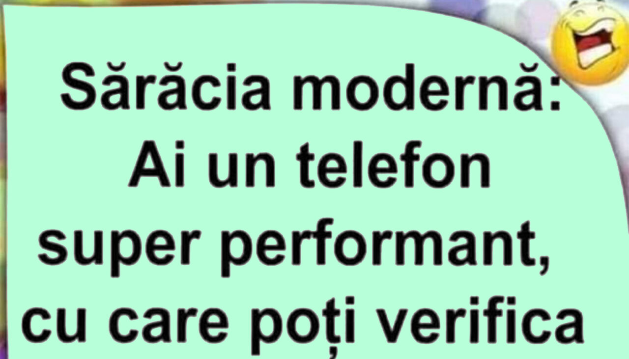 Bancul de joi | Ce este sărăcia modernă
