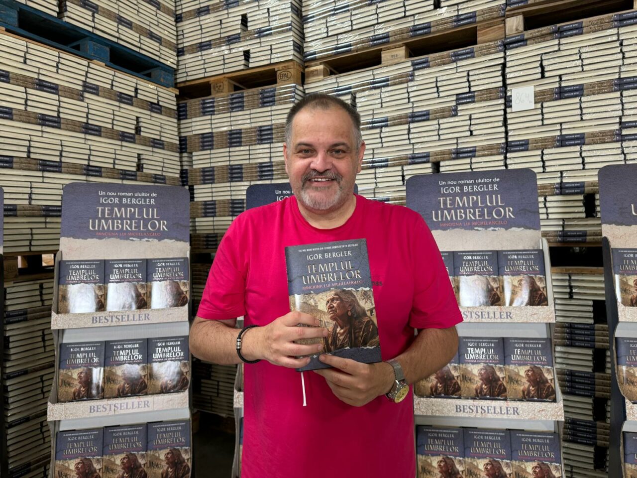 Igor Bergler lansează „Templul Umbrelor. Minciuna lui Michelangelo”. Nou RECORD stabilit de cel mai vândut autor român din ultimii 30 de ani