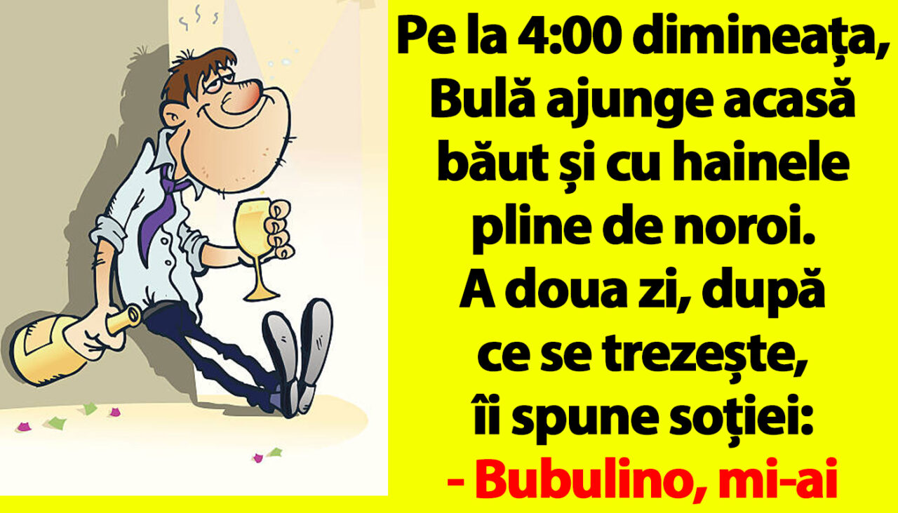 BANC | Bulă ajunge acasă băut și cu hainele pline de noroi