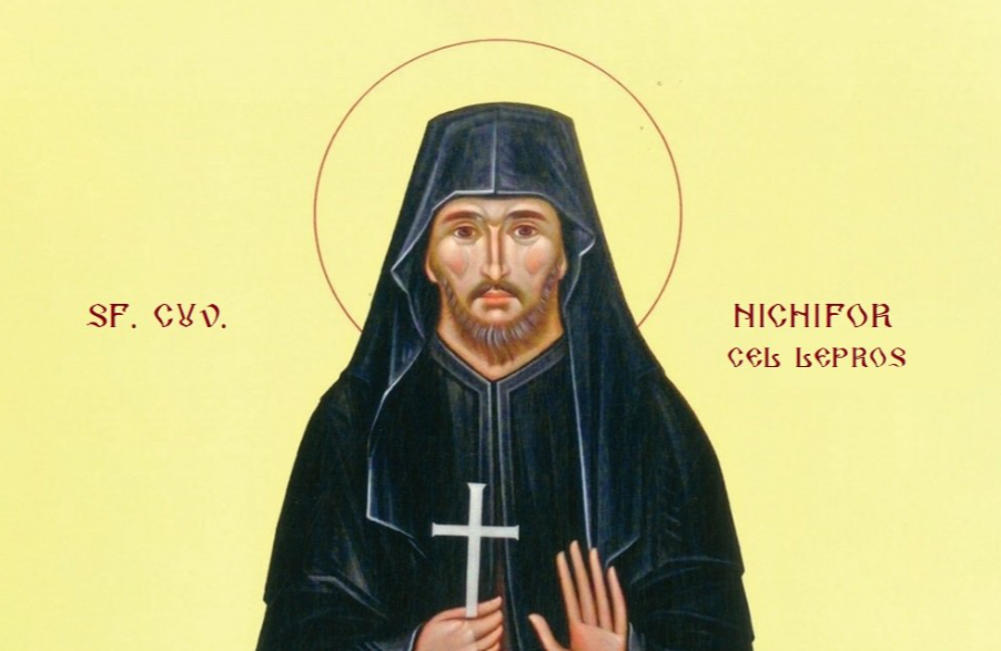 Racla cu moaștele Sfântului Cuvios Nichifor Leprosul (cel Nou) va fi adusă la Biserica Sf. Ilie-Ghencea din Capitală