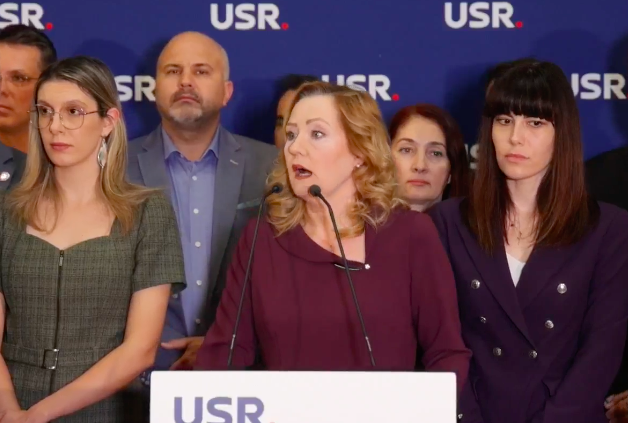 Elena Lasconi, gafă majoră în conferința de presă