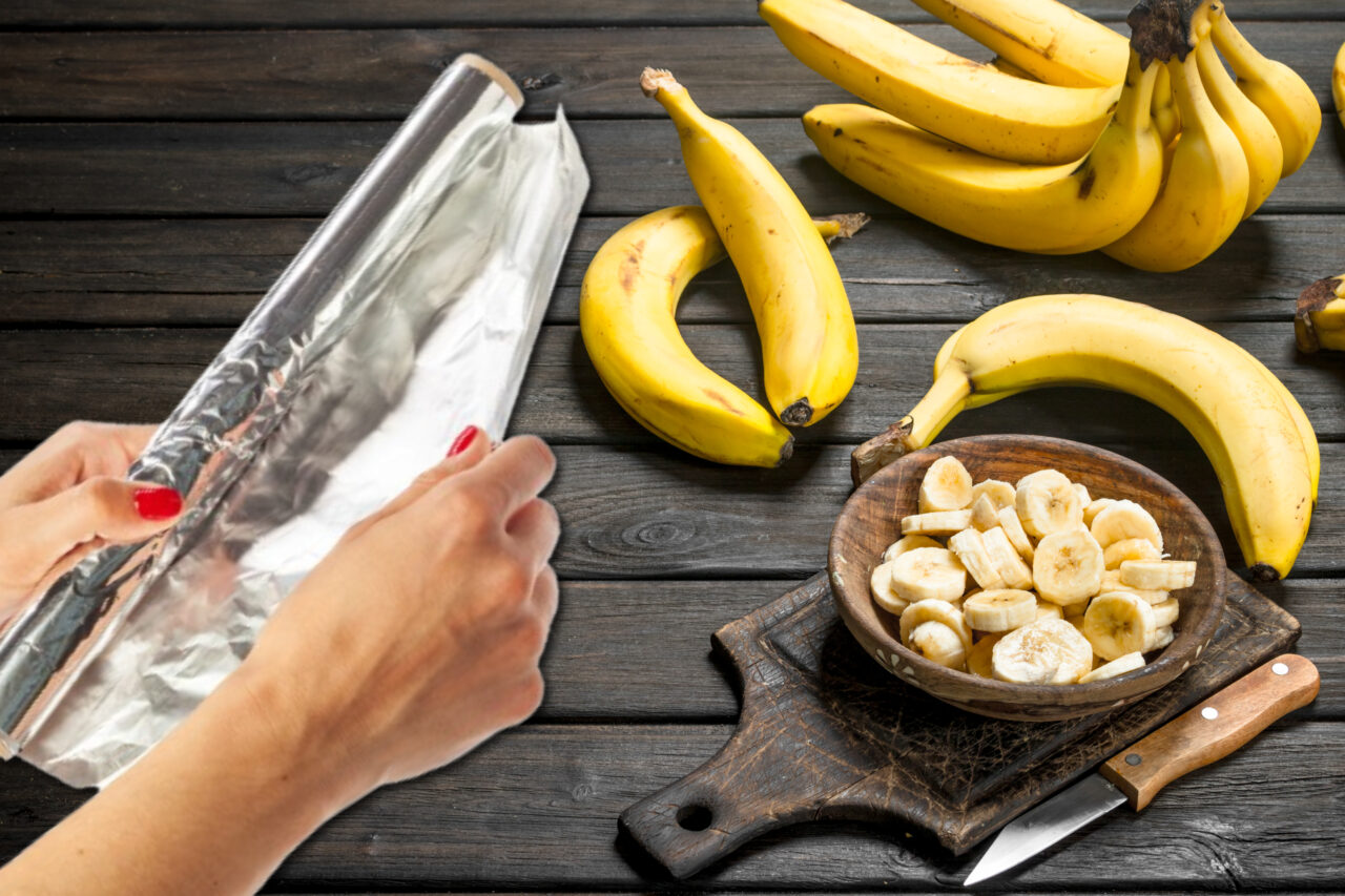 De ce să înfășori bananele în folie de aluminiu. Trucul pe care puțini îl cunosc