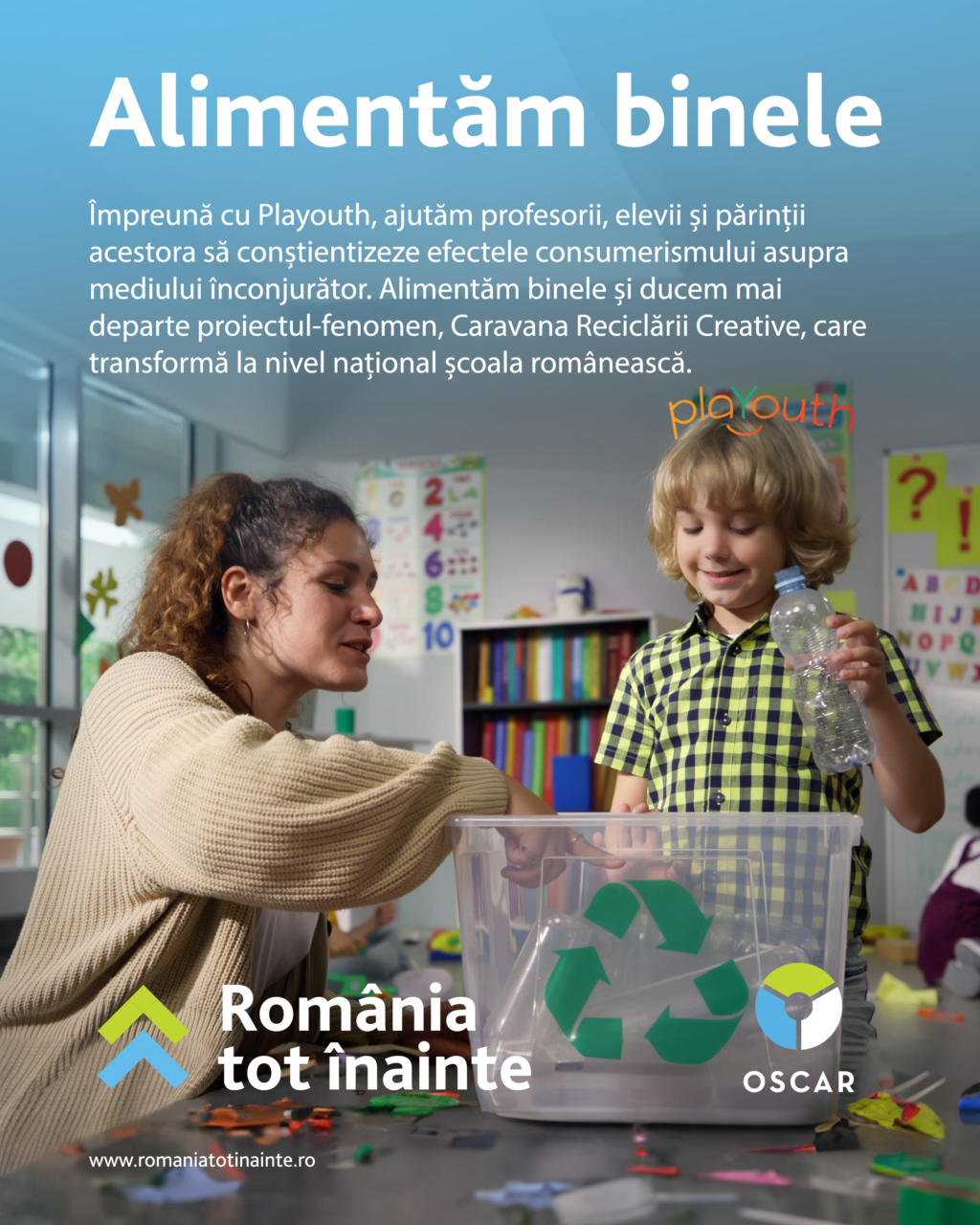 Caravana Reciclării Creative – GOLD în Clasamentul Community Index 2024 | Comunicat de presă