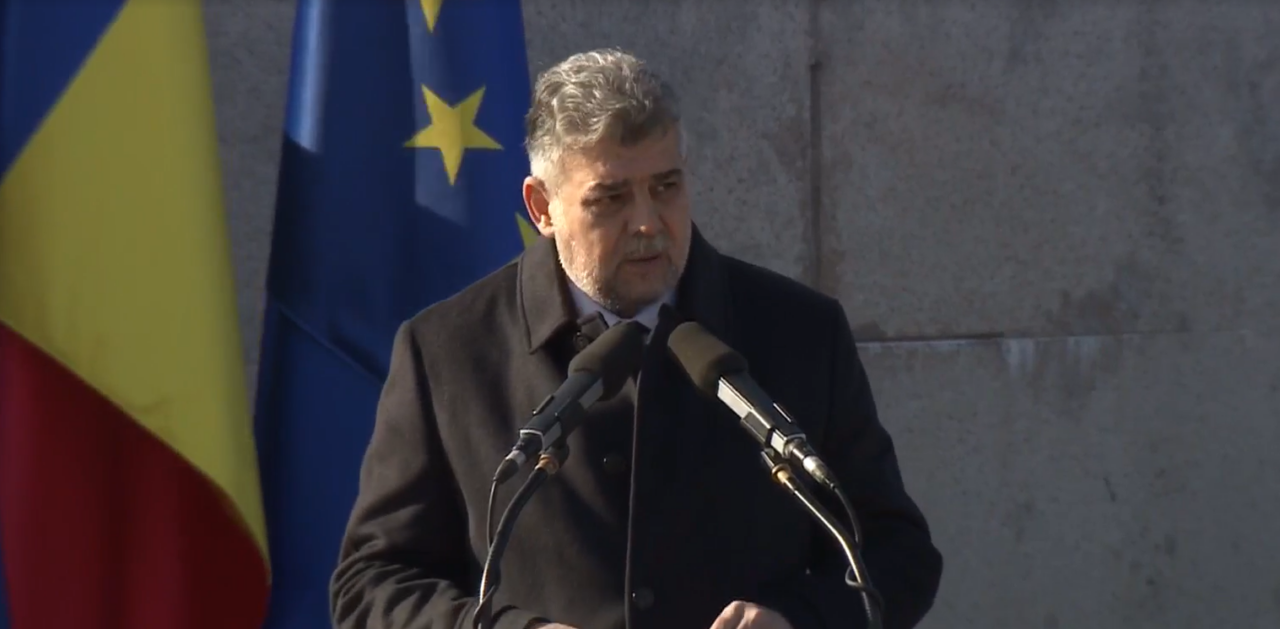 Marcel Ciolacu, de Ziua Armatei: România nu va fi atrasă în niciun RĂZBOI; pacea și securitatea sunt garantate de NATO și parteneriatul cu SUA