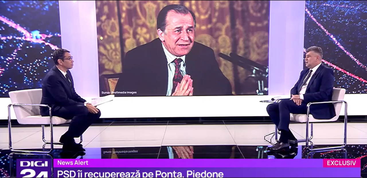 Marcel CIOLACU, respect pentru Ion Iliescu / „Mi s-a părut foarte ancorat în REALITATE”