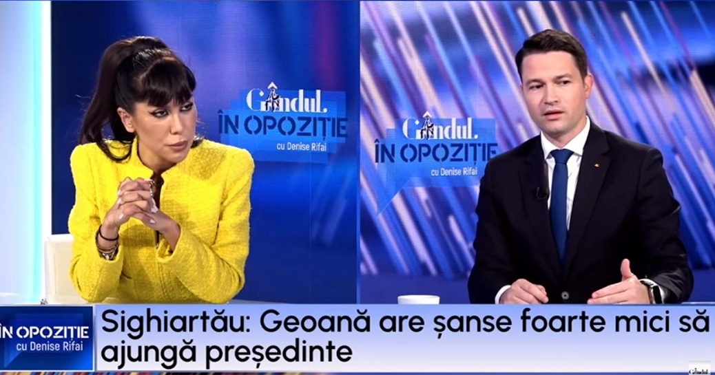 Robert SIGHIARTĂU: „Oamenii văd autenticitatea unui personaj, domnul Geoană întotdeauna a fost un jucător”