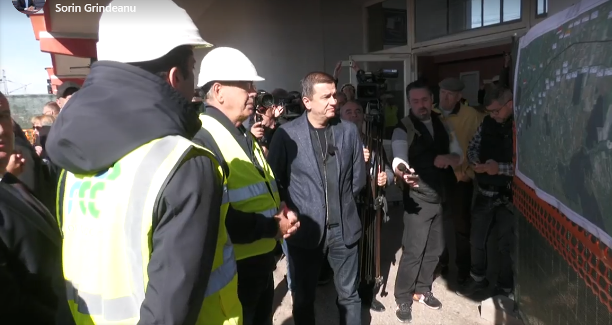 Sorin Grindeanu, ANUNȚ privind lucrările pe tronsonul de cale ferată Lugoj-Timișoara Est. Valoarea contractului este de 1,92 miliarde de lei