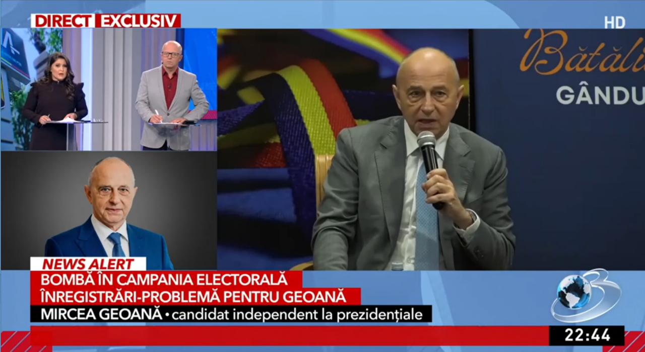 Mircea Geoană: „Nu a existat niciun fel de CONTACT al meu cu domnul Vanghelie de mai bine de 12 ani ”
