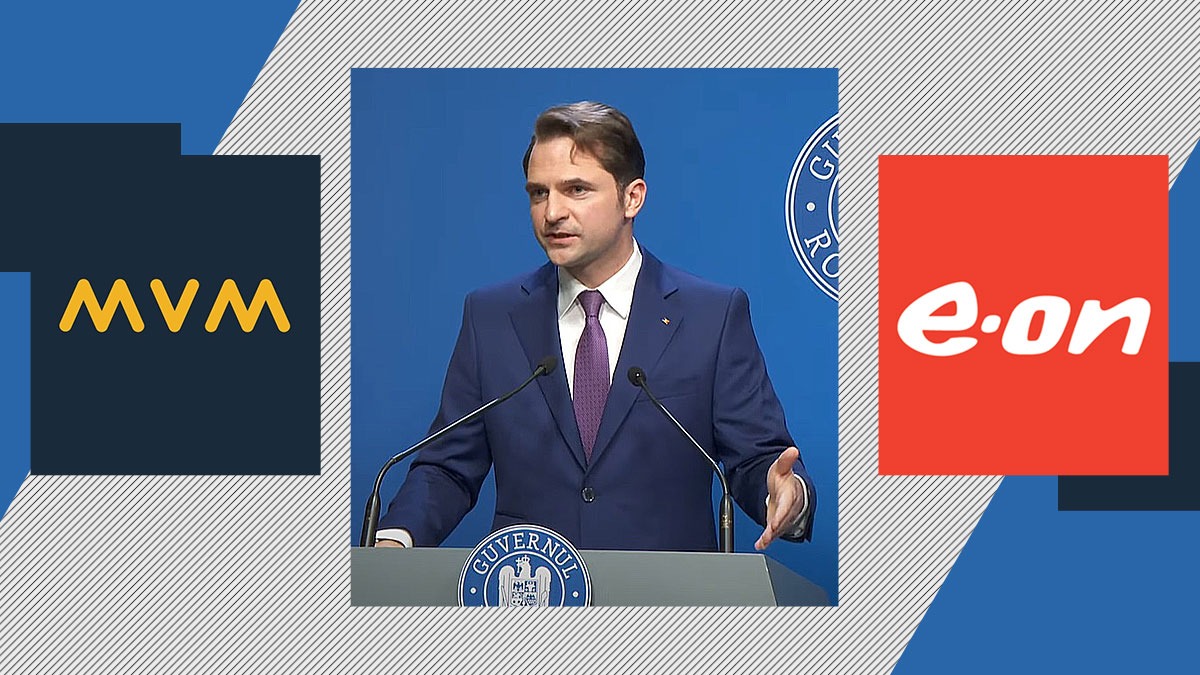Ce crede ministrul ENERGIEI despre vehiculata preluare a furnizării E.ON de către ungurii de la MVM? Sebastian Burduja: „Nu suntem în acest scenariu”