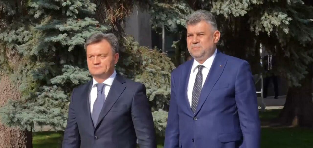Premierul Marcel CIOLACU, primit de omologul său Dorin Recean în cadrul vizitei oficiale la Chișinău / România sprijină integrarea Moldovei în UE